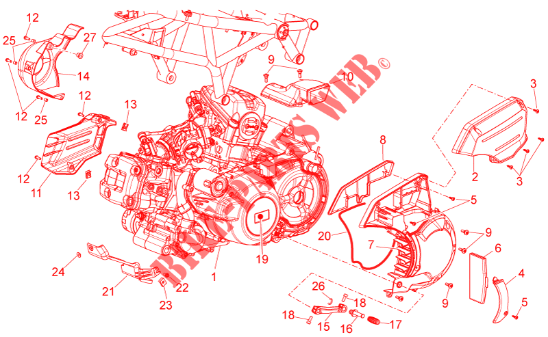 Motor para Aprilia NA Mana GT 2015