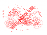 Calco para Aprilia RSV4 1000 RR Racer Pack 2015