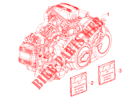 Motor completo para Aprilia SRV 4T 8V E3 2012